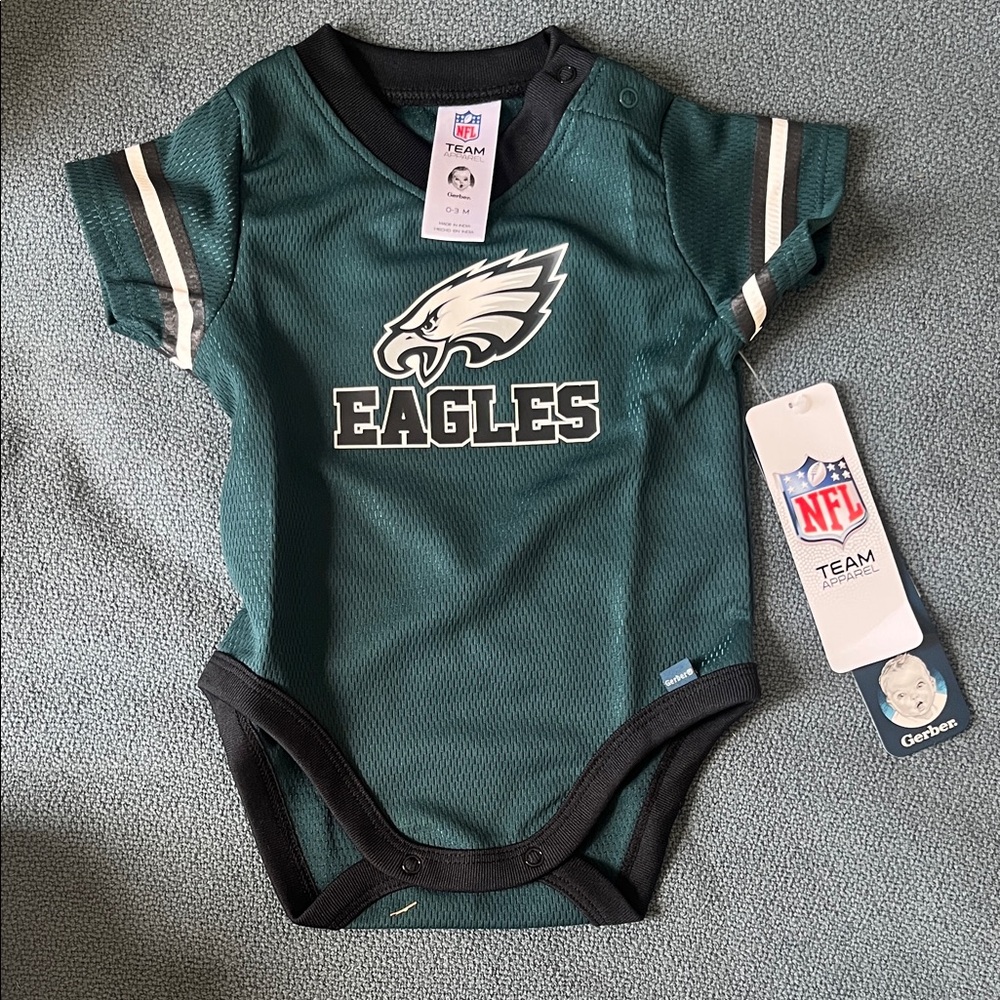 Eagles Onesie Jersey NWT